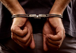 handcuffs arrest hands