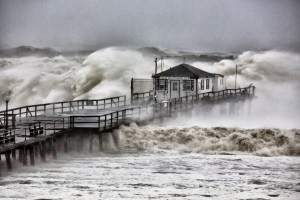 storm sea