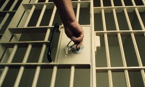 prison cell key jail door