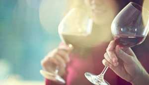 drinking wine glass tasting